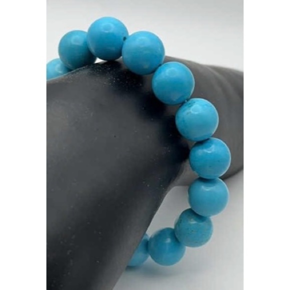 Lee Sands Blue Dyed Howlite Necklace Bracelet & Earring Set - Picture 6 of 7